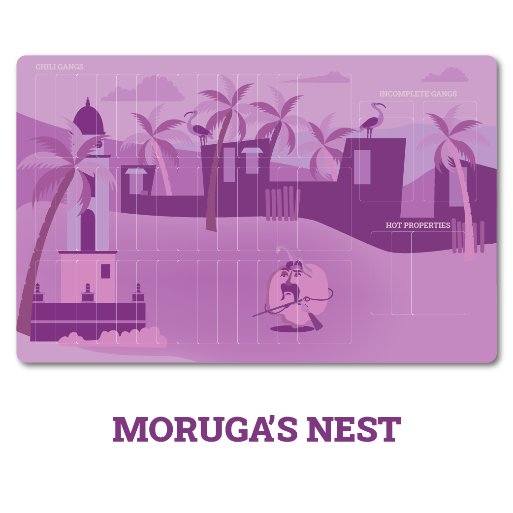 Chili Mafia individual playermat: Moruga's nest