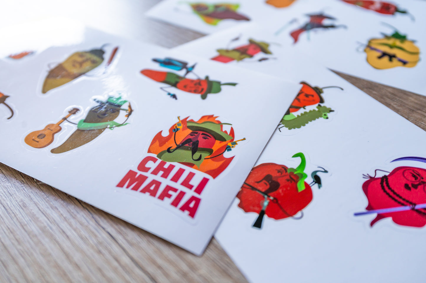 Chili Mafia stickers